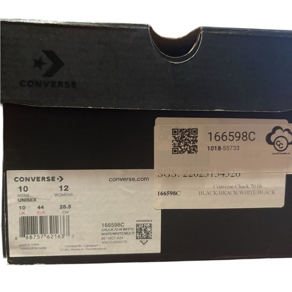 Color Changing Converse x Chinatown Market Chuck 70 Hi UV Sneaker Unisex NWT - Picture 7 of 7